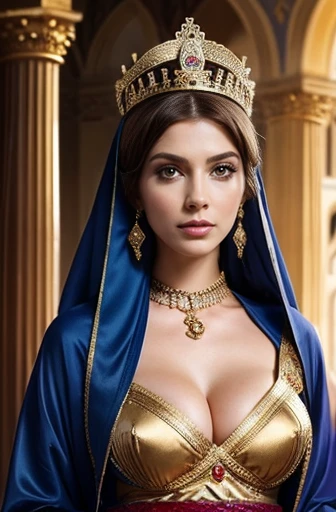 Theodora、６Empress of the Eastern Roman Emperor Justinian I in the 15th century。Young and attractive beauty。Slim body、Long and narrow face。From a poor dancer to an empress、She helped her husband and became involved in national politics.。６Greek of the century。Beauty