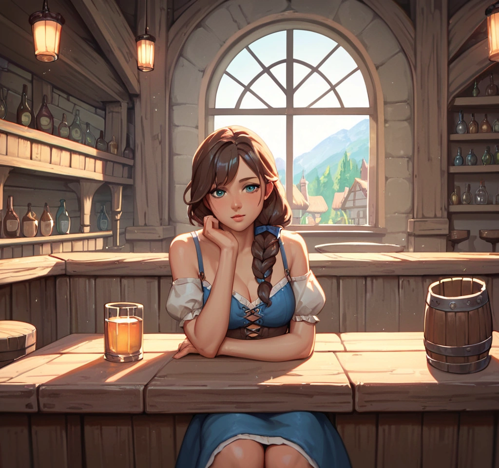 Adapt background to medieval tavern