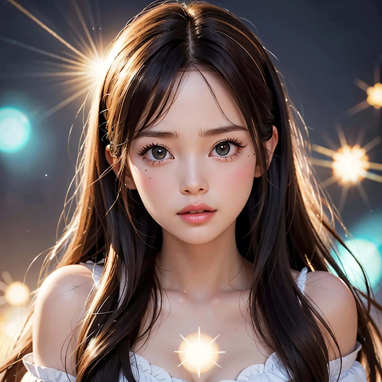High-level UltraDetailed Wallpaper, 8K Masterpiece TopQuality, Absurd Detailed CommercialPhoto, PerfectLighting, Extremely detailed (((The personifying " Brigitte Bardot " as a LittleGirl))), Absurd MysticSight Tyndall Effect Scattering (StudioGray background with (Overflowing oodles Dazzling (RainbowColorParticles BokeH))), (Assfocus RoundlyButts) (Exposed SFW) BREAK (Acutance:0.88) Extremely Detailed very KAWAII face variations, Childish PerfectAnatomy, CaptivatingGaze ReflectiveEyes with (SparklingHighlights:1.28), (VoluminousLong Eyelashes:0.88), GlossyRED Lips with BeautifulDetails, RosyCheeks, Radiant PearlSkin with clear transparency, Glowing DowneyHair, { (Dynamic LifeLike expressions:1.6) | (:d) } . (large eyes:-1) .