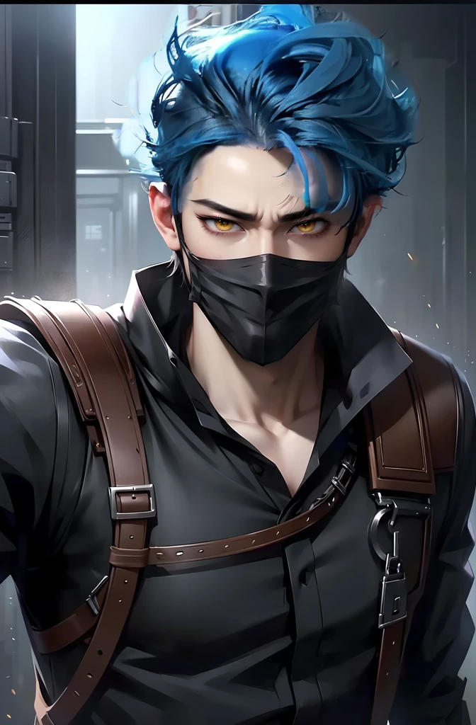 Blue Hair,perfect quality