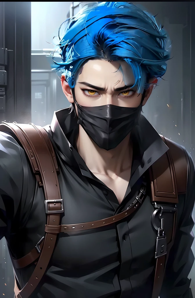 Blue Hair，perfect quality