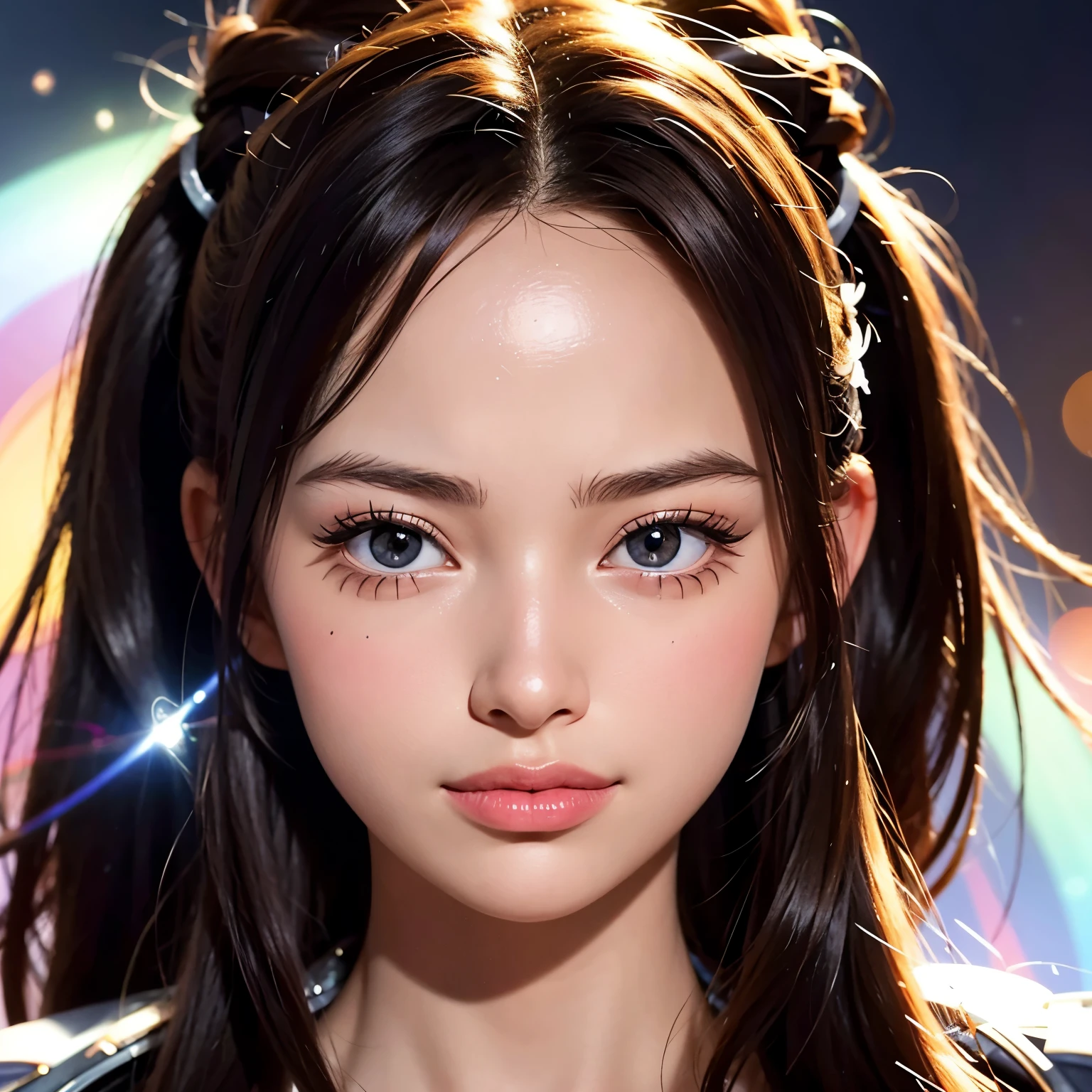 High-level UltraDetailed Wallpaper, 8K Masterpiece TopQuality, Absurd Detailed CommercialPhoto, PerfectLighting, Extremely detailed (((The personifying " Brigitte Bardot " as a LittleGirl))), Absurd MysticSight Tyndall Effect Scattering (StudioGray background with (Overflowing oodles Dazzling (RainbowColorParticles BokeH))), (Assfocus RoundlyButts) (Exposed SFW) BREAK (Acutance:0.88) Extremely Detailed very KAWAII face variations, Childish PerfectAnatomy, CaptivatingGaze ReflectiveEyes with (SparklingHighlights:1.28), (VoluminousLong Eyelashes:0.88), GlossyRED Lips with BeautifulDetails, RosyCheeks, Radiant PearlSkin with clear transparency, Glowing DowneyHair, { (Dynamic LifeLike expressions:1.6) | (:d) } . (large eyes:-1) .