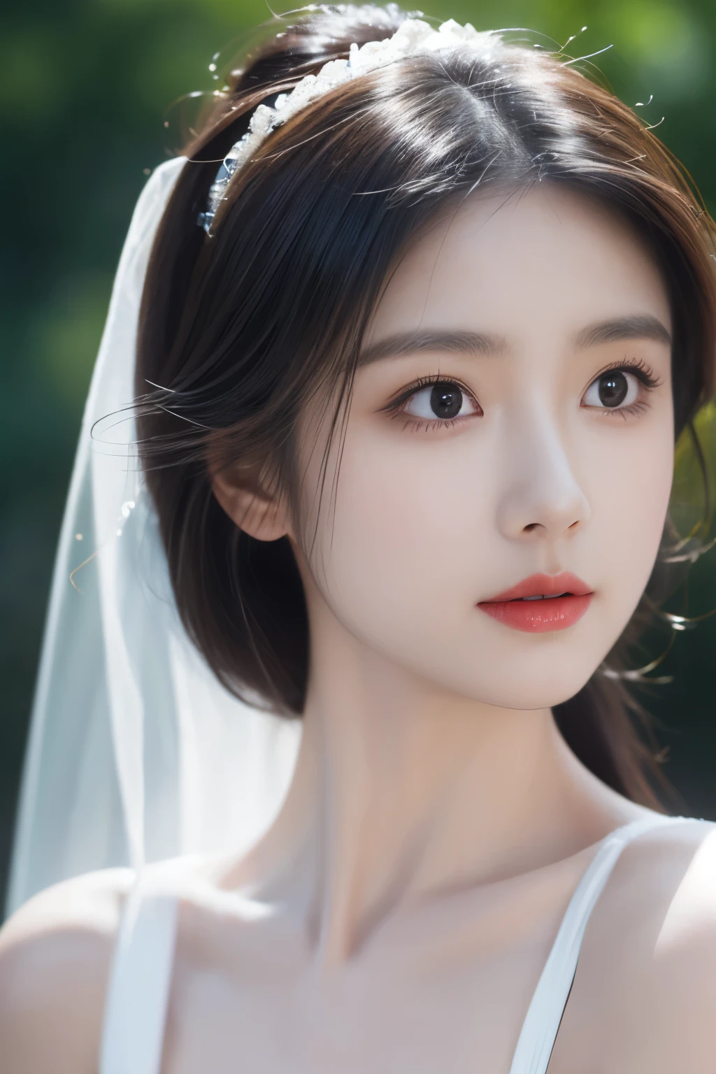 Clean background,Practical,Realistically,studio light,studio,(32K,RAW photos,best quality,masterpiece:1.6),(Realistically,Photorealism:1.72), In a fascinating picture,Elegant woman,black hair color,Hydrated lips,Wearing an Indian tutu,Light Veil Fluttering, High Dynamic Range,(Reality,masterpiece品质,best quality),,Pure love face_v1,Realistically,(Delicate eyes and delicate face),(Be focused,Rich details),Good background lighting,Calm expression,Aliasing,Depth of Field,Soft Lighting,Tone Mapping,Very detailed background,Dramatic Lighting,Shoot with a Hasselblad X2D camera and a 100mm f2.2 lenses,multiple colour,The light is soft,It has ultra-realistic textures。