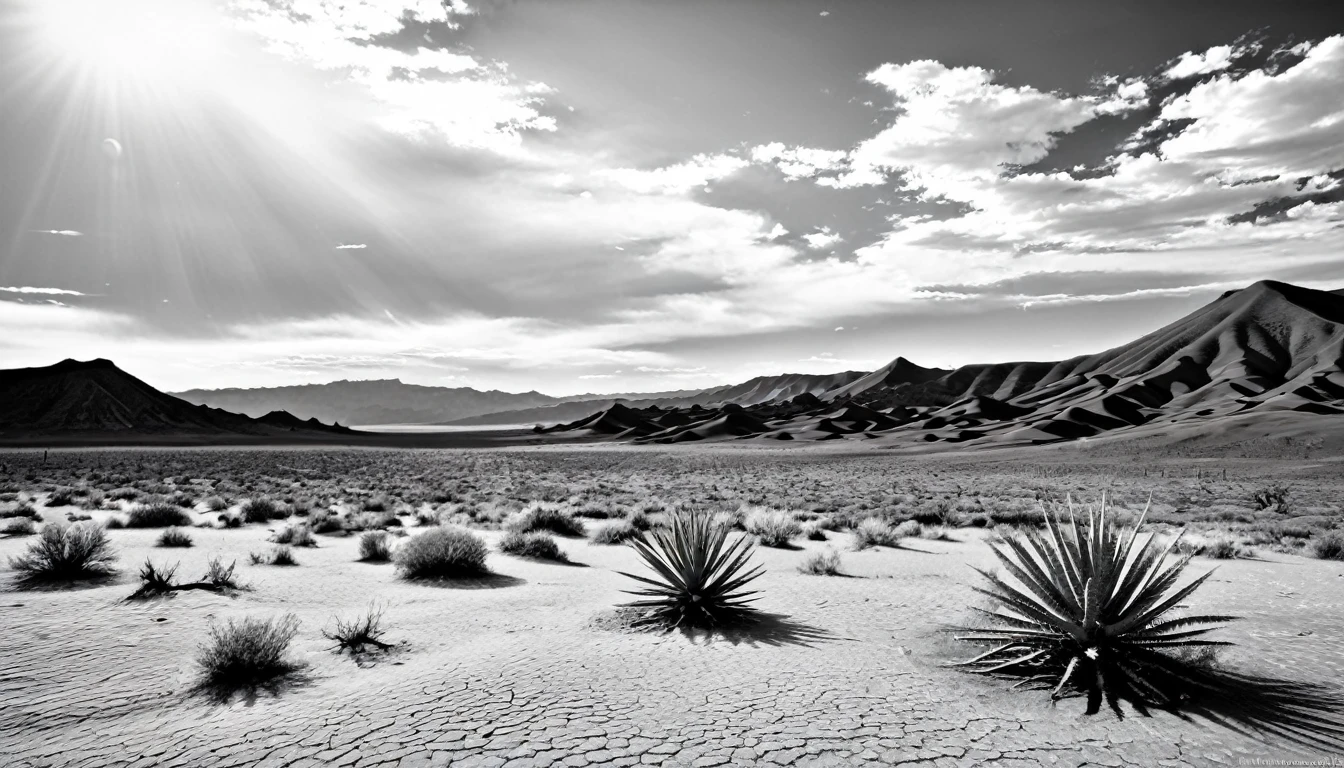 Heart of the Wild West, The desert spreads out beneath the vast sky、The earth was a blank canvas waiting for traces of civilization to be painted on it.。, Jonathan Kessler was alive..