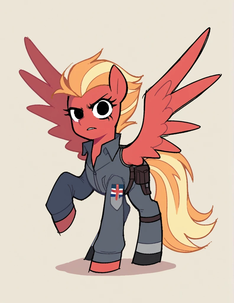 zPDXL, score_9, score_8_up, score_7_up, source_anime, BREAK
sketch, flat color, 1girl, solo, black eyes, original character, pegasus, original cutiemarck \(mlp\)