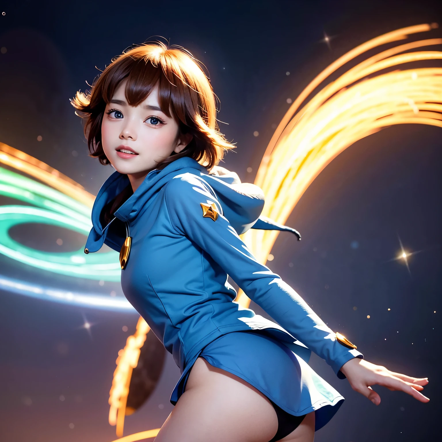 (ExtremelyDetailed ((ChildishPersonifying(" Nausicaa ")as a LittleGirl))) DelicateClothing Textures. High-level UltraDetailed Wallpaper, (8K TopQuality Masterpiece of CommercialPhoto), PerfectLighting, Absurd MysticSight Tyndall Effect Scattering (StudioGray background with (Overflowing oodles Dazzling (RainbowColorParticles BokeH))), (Assfocus RoundlyButts) (Exposed Shoulder SFW)  BREAK  (Acutance:0.88) (NOGIZAKA FaceVariations) Extremely Detailed KAWAII face, Childish PerfectAnatomy, CaptivatingGaze ReflectiveEyes with (SparklingHighlights:1.28), DoubleEyelids with (Delicate VoluminousLong Eyelashes:0.88), GlossyRED Lips with BeautifulDetails, PUNIPUNI RosyCheeks, Radiant PearlSkin with clear transparency, Glowing DowneyHair, { (Dynamic Joyful expressions LifeLike Rendering:1.4) | (:d) } . (large eyes:-1) .