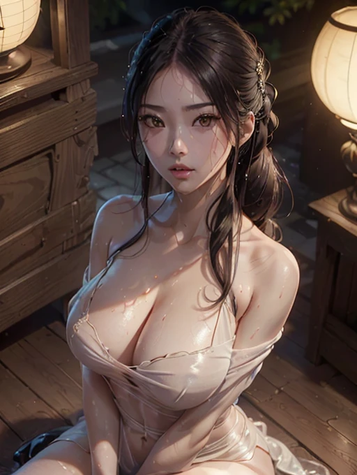 (Yoru), (Highest quality, 8k, masterpiece :1.3), (Realistic, photoRealistic: 1.37), (One girl), (slim), (Japanese), (Random Pause), (Wet body), (Long Hair, Random Hairstyles), (Outdoor), (Highly detailed face), (Detailed eyes), (double eyelid), (Eyeshadow Intensity), (Lots of eyelashes), (Professional Lighting), (Photon Mapping), (Radio City), (View your viewers), (Full Body Lesbian), (Legs open), (nude), (slimな体型), (slimガールモデル), (25 year old female model), (Huge cleavage) (Bare Chest), 