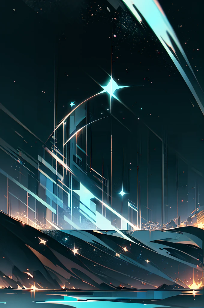 8k, Super Detail, precise, best quality，Seventeen-year-old werewolf，Cyan hair，Wearing black sweatshirt，On the grassland，Rich plush texture，Realistic style，The sky is full of stars，night，Detailed background
