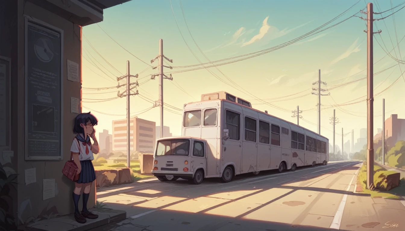 Highest quality,sf,Future City,Huge School,music,Commuting to school,morning,uniform,school gate