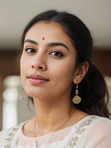 （lifelike， high - resolution：9000000000000.99500000000) full body, one indian woman, beautiful, gorgeous face, bright and realistic skin , beautiful eyes, glossy lips, ponytail, beautiful body , wearing a blouse and salwar big belly exposed,  she's looking wonderful, eye-catchy, doing some household work, the surrounding completely highlighting her beauty and herself, she looks busy, sweating as she works, 8k ultra-realistic detailed portrait and skin, DSLR sharp image, professional photography, 8k, hd, Canon full frame, Miki Asai Macro photography, close-up, hyper detailed, every detail clearly visible down to the 900,000,000,000.95K 900,000,000,000.95K, High resolution, High Definition 