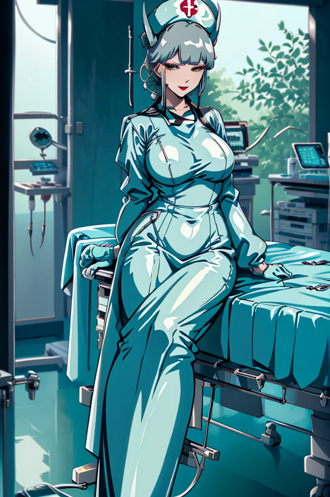 nurse uniform,hospital, latex nurse suit,nurses,busty,elbow gloves,labcoat,grey hair woman,red eyes , gigantic ,medical instruments,asian nurse,two nurses,speculum,examination room,oversize ,big ass ,strap on, lay on table ,legs spreaded,giving birth,gyno chair , dentist,Milf,latex,green uniform,oversize breasts