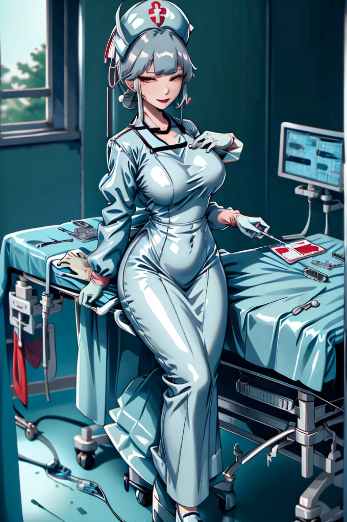 nurse uniform,hospital, latex nurse suit,nurses,busty,elbow gloves,labcoat,grey hair woman,red eyes , gigantic ,medical instruments,asian nurse,two nurses,speculum,examination room,oversize ,big ass ,strap on, lay on table ,legs spreaded,giving birth,gyno chair , dentist,Milf,latex,green uniform,oversize breasts