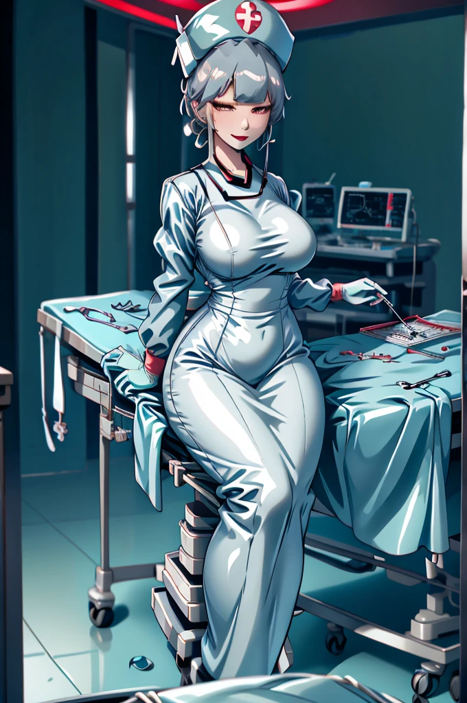 nurse uniform,hospital, latex nurse suit,nurses,busty,elbow gloves,labcoat,grey hair woman,red eyes , gigantic ,medical instruments,asian nurse,two nurses,speculum,examination room,oversize ,big ass ,strap on, lay on table ,legs spreaded,giving birth,gyno chair , dentist,Milf,latex,green uniform,oversize breasts