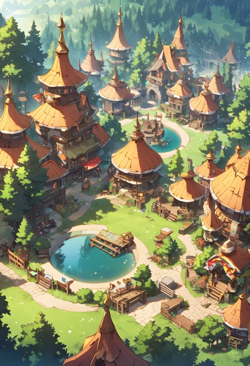 Forest village