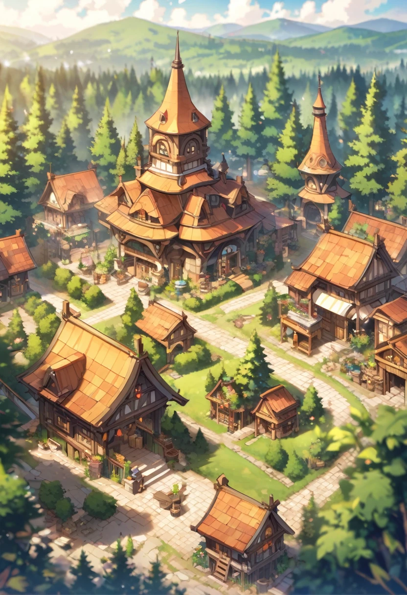 Forest village
