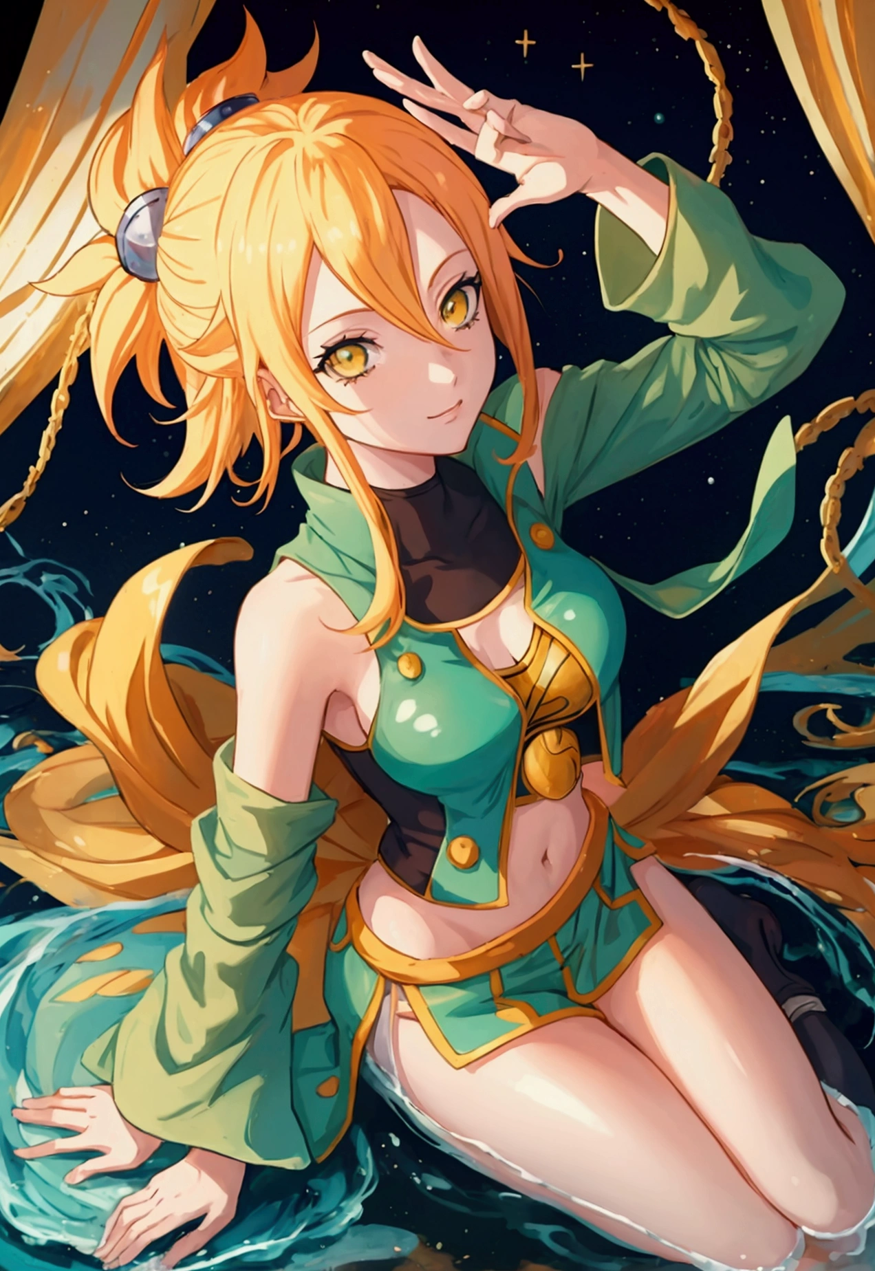 Mettre le personnage de nami de on piece dans l'univers de Naruto
