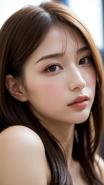(8ก, Highest quality: 1.2), Very detailed, A complete solution, (Realistic, Realistic photo: 1.37), Portraiture, High resolution RAW color photograph, Arrested at work, High resolution and beautiful, High resolution, 8ก Image Wallpaper, Amazing details, Large file size, Very detailed美しい女の子, Very detailed face, Finely defined eyes, Fine skin., All features are clearly displayed., The contours of the fingers are perfectly shaped.., The nose shape is correct., expressive lips, Perfect Anatomy, The background is not blurred, One Story, (20:1.2), 20th Generation, pretty girl, Realistic、Random sexy poses