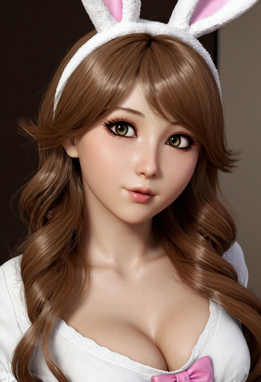 (photoRealstic:1.4),(hyper realisti:1.4),(realisti:1.3),(soft lighting:1.05),(Improved cinema lighting:0.9),32K,1 Girl,realistie Beleuchtung,Raytrace,(Deutsche:1.4),(detailled eyes:1.4),20 age old,Girl,gyaru,bionde,(eyeliner),(eyeshadows:1.2), very large breasts,(Bunny Girl:1.5),(various pose:1.4)