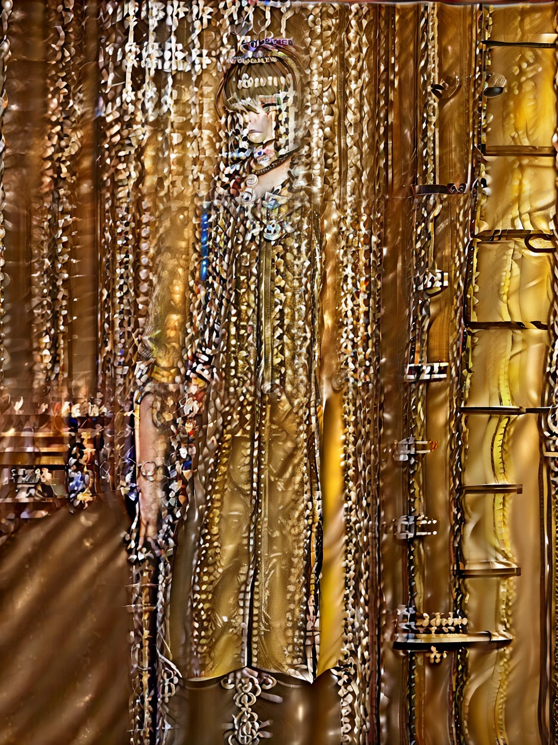 arafed young man in yellow shirt standing in front of a door, wearing a silk kurta, wearing a kurta, around 1 9 years old, wearing traditional garb, traditional clothes, inspired by Saurabh Jethani, traditional clothing, mohamed chahin style, indian style, old picture, vastayan, traditional dress, golden colour, with yellow cloths