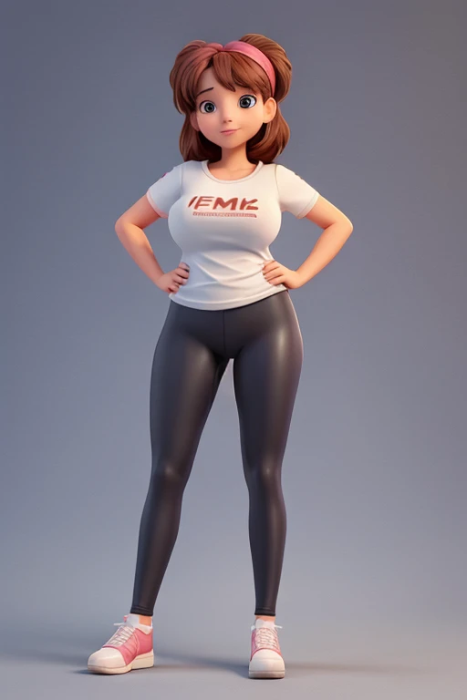 Femme 20ans, gros cul, legging