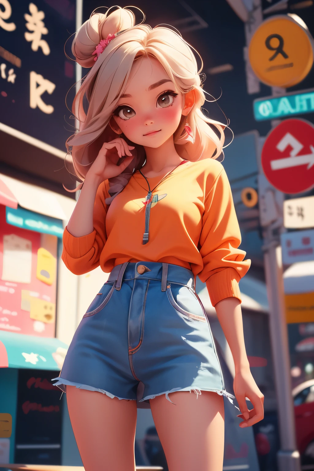 a cute girl