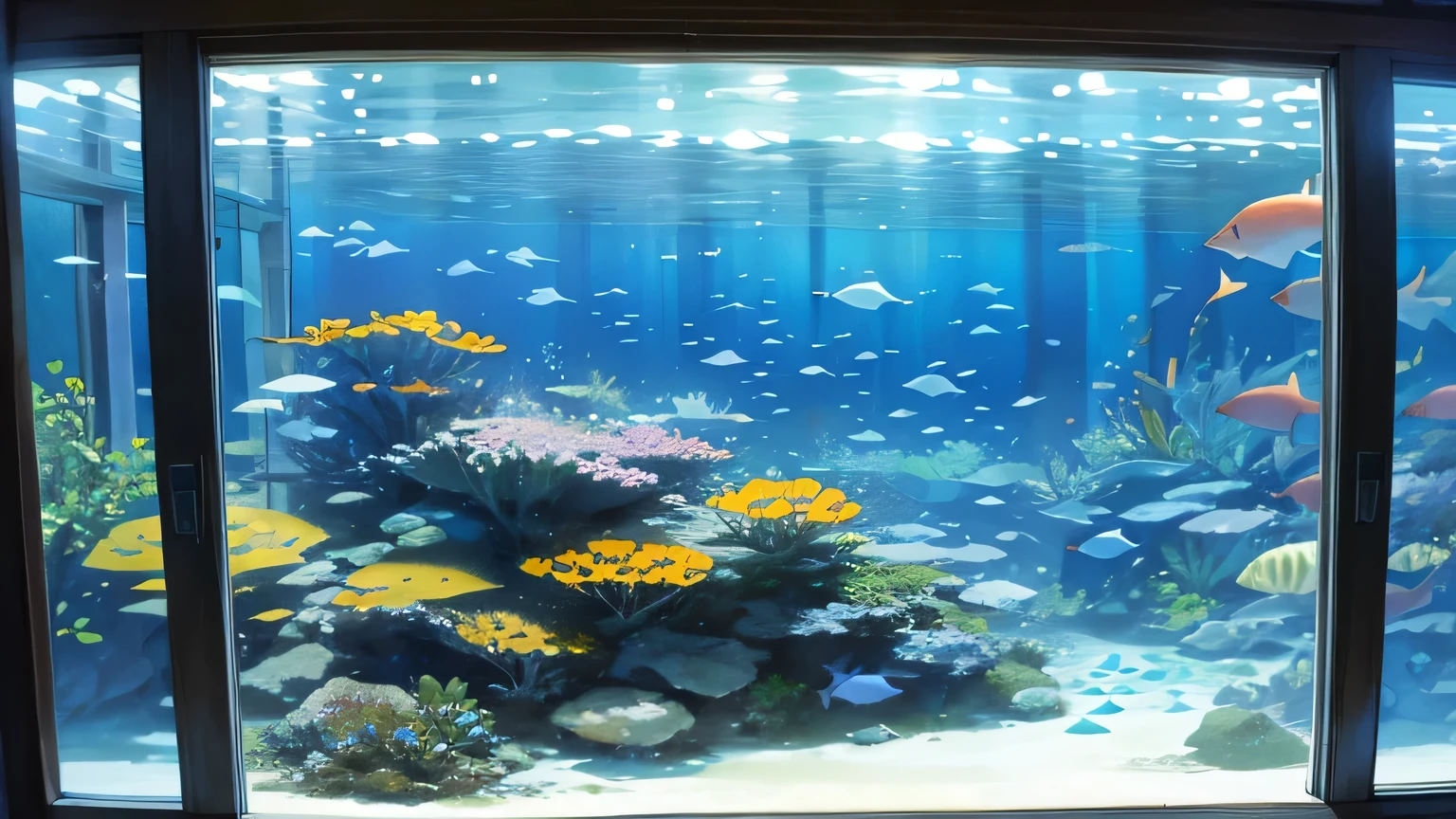 summer, okinawa,an aquarium