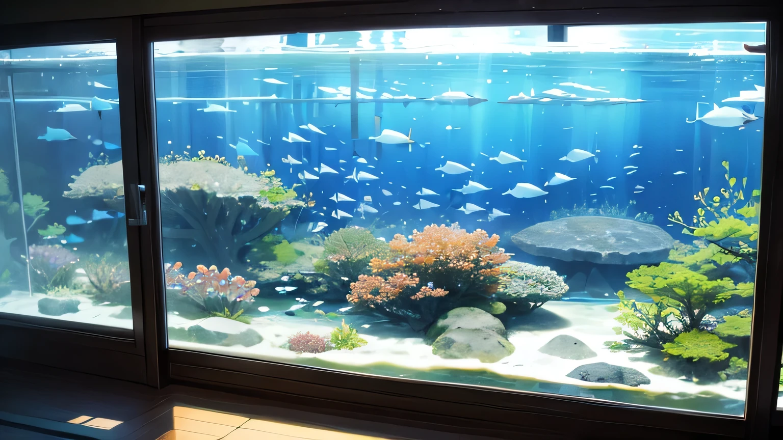 summer, okinawa,an aquarium