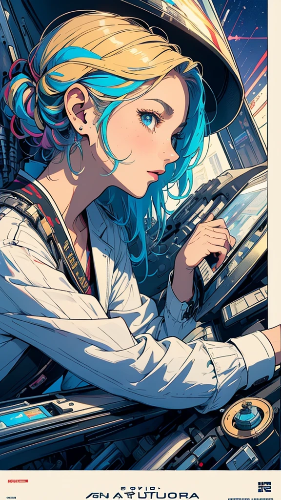 (((masterpiece, highest quality))),(((solo:1.2))),(((1girl:1.2))),32k wallpaper, very detailed, poster, vintage science fiction,(((((geometric cinematic movie poster))))), (bauhaus), shape,(((abstract))),(mid century modern),movie poster,(((((portfolio))))),(((((Close-up))))),(((((bust up))))),((((more various angle)))),(((highlight))),Vast landscape,((((heterochromia)))),(((complete. detailed face))),(((Extremely talented))),(((most complecated machine))),Colorful color scheme