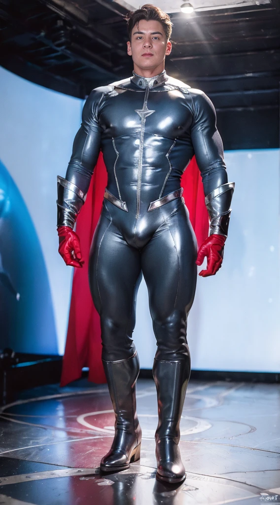 (realistic,hyper-detailed,8k,DC comic superhero,Captain Atom,captainatom),
(silver suit,silversuit),
(red gloves,redgloves),
(red boots,redboots) , unrealistic wide hips , unrealistic wide hips , plump hips ,  snatched waist , stiff nipples ,  nsfw , nsfw , eroticism , (((only boy , only male)))