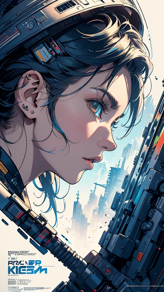 (((masterpiece, highest quality))),(((solo:1.2))),(((1girl:1.2))),32k wallpaper, very detailed, poster, vintage science fiction,(((((geometric cinematic movie poster))))), (bauhaus), shape,(((abstract))),(mid century modern),movie poster,(((((portfolio))))),(((((Close-up))))),(((((bust up))))),((((more various angle)))),(((highlight))),Vast landscape,((((heterochromia)))),(((complete. detailed face))),(((Extremely talented))),(((most complecated machine))),Colorful color scheme