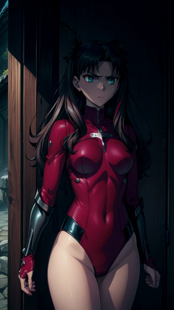 ((tohsaka_rin_fatestaynightufotable, anime_style)), grand mage armour, leotard armour, jewels and magic, action pose, posing, seductive, 4k, highres, masterpiece, HDR, UHD, sharp focus, highly detailed armour, (a beautiful detailed anime girl with long red hair in a seductive action pose, wearing a grand mage armour with a leotard-style armour design, jewels and magic effects, 4k, highres, masterpiece, HDR, UHD, sharp focus, highly detailed armour, photorealistic, cinematic lighting) 