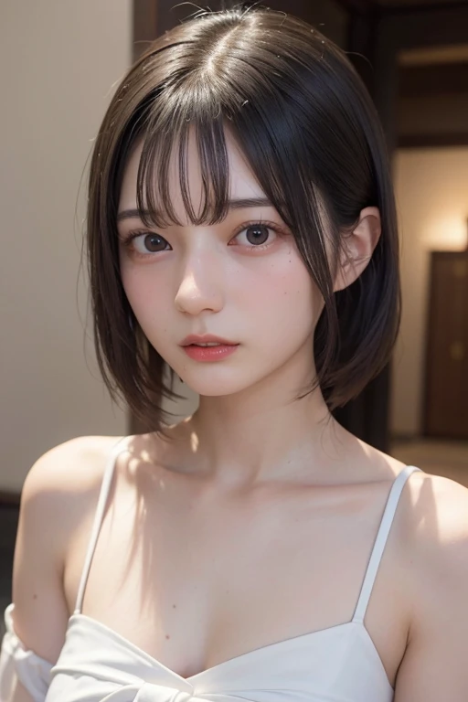 (1 nogizaka girl,masterpiece, Best image quality, high quality, ultra High resolution,High resolution,detailed, highly detailed, super detailed,3D Rendering,Unreal Engine,unity 8k wallpaper:1.3),One Girl,Japanese Girls,beautiful girl,incredible beautiful girl,(Dealing with the Children_v1:0.4),  (Robe Dress,Japanese Junior Idols,Shoot from the front,Show Viewer,whole body:1.2),Confused, detailed eyes, detailed skin, Beautiful Skin,so beautiful,Small face,Oval Face,Beautiful eyelashes,detailed eyelashes,detailed face,Finer details, Bright lighting,Professional Lighting,Thin eyebrows,Face of anguish,Cleavage