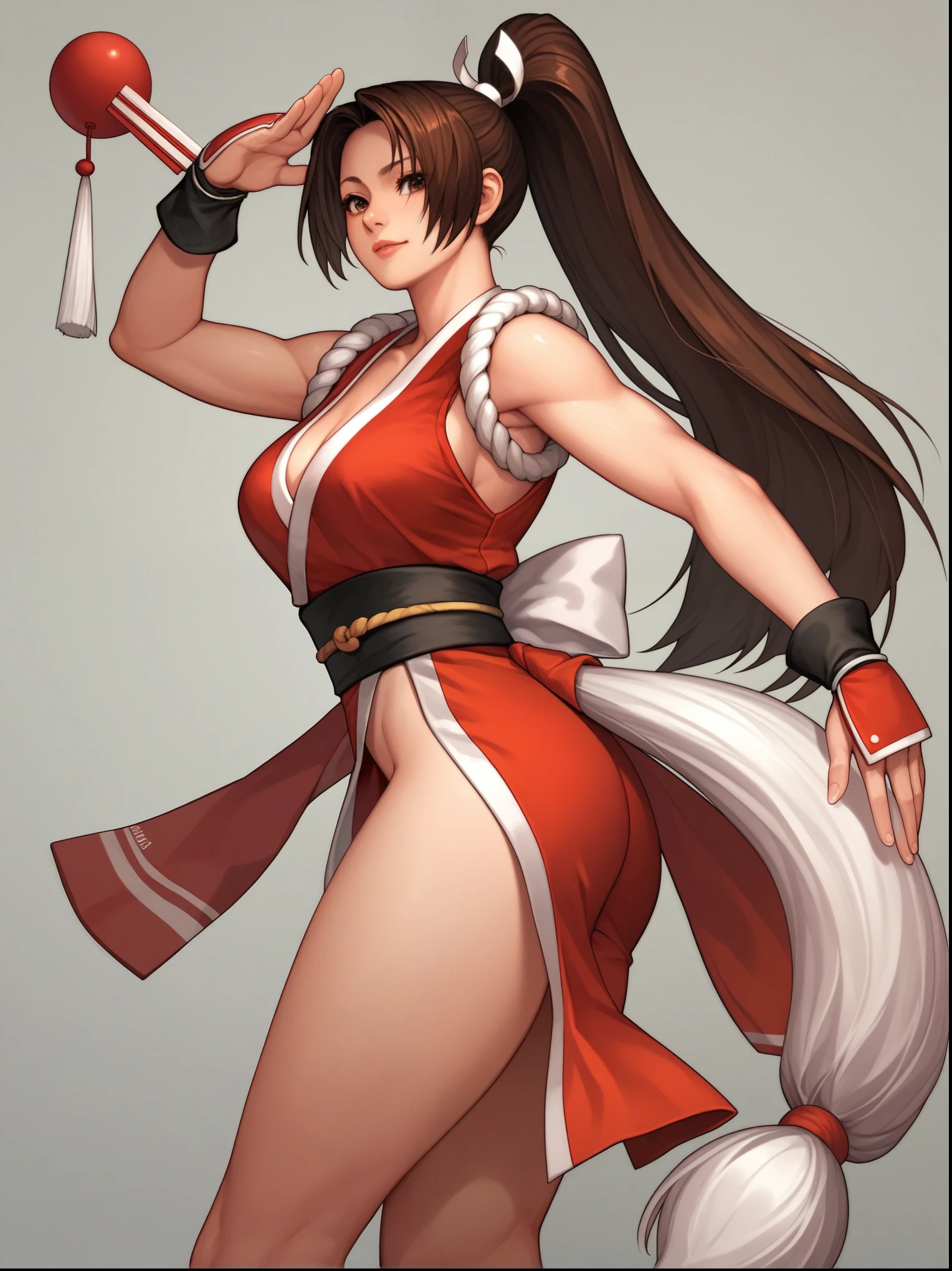 shiranui_mai, the_king_of_fighters, standing BREAK score_9, score_8_up, score_7_up, score_6_up, score_5_up, score_4_up,