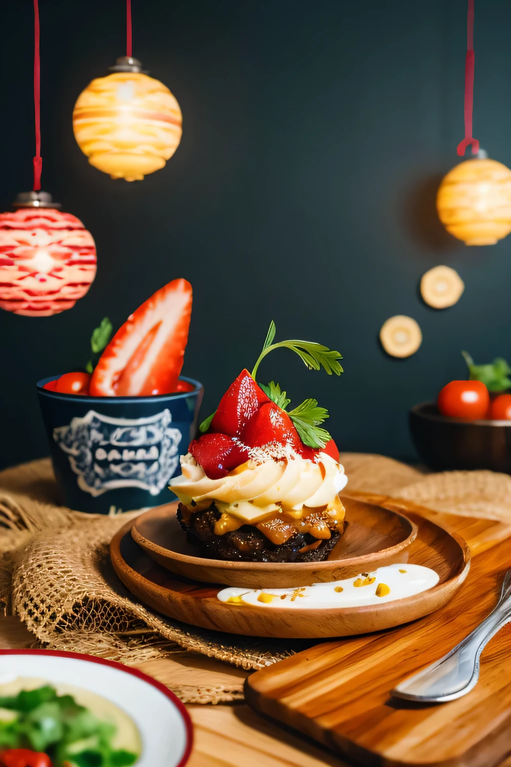 Generate food wallpapers