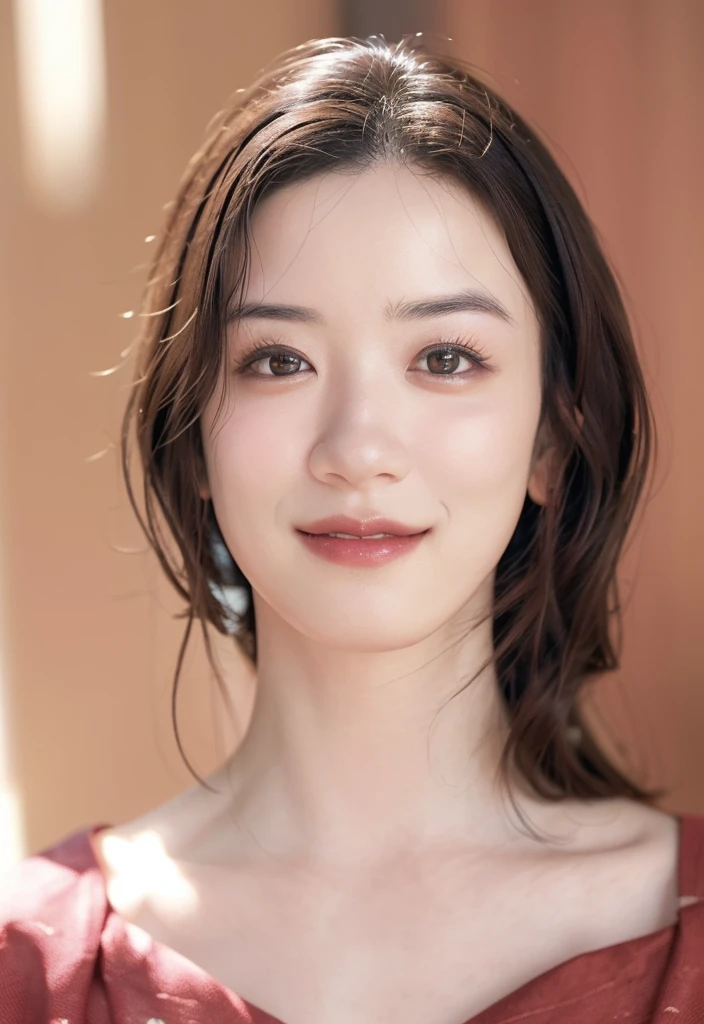 ((Extremely precise and accurate anatomy:1.0)), (photo Realistic:1.4), (hyper Realistic:1.4), (最高品質のRealisticな肌の質感:1.4), (Improvement of quality:1.4), (Enhances the beauty of skin texture:1.1), Clean and glowing skin, mesh, thin:1.2, (Realistic:1.3), Realisticなライティング, (Smoother lighting:1.05), (Improving the quality of cinema lighting:0.9), Backlight, A gentle light on your face, Ray Tracing, (Bright light:1.2), 32K, One Japanese woman, fine grain, Detailed face, (Film Grain:1.1),(Accentuates body lines:1.1), High resolution, Natural look, Kind eyes, Improves hair quality, Delicate light and shadow, Transparent muscles, Graceful pose, Beautiful Eyes, Sharp details, Soft light reflection, Beautiful contours, Delicate skin tone, Fine hair texture,Cute Japanese Women Photos, Little Woman, 20-year-old, Beautiful and perfect face, brown, Beautiful Face, (photo Realistic:1.4), (hyper Realistic:1.4), (Realistic:1.3),
(Smoother lighting:1.05), (Improving the quality of cinema lighting:0.9), 32K, 1 girl,20-year-oldの女の子, Realistic lighting, Backlight, The light shines on your face, Ray Tracing, (Bright light:1.2), (Improvement of quality:1.4),
(Highest quality Realistic textured skin:1.4), fine grain, Detailed face, (smile:1.0), (Accentuates body lines:1.1), (Enhances the beauty of skin texture:1.1)