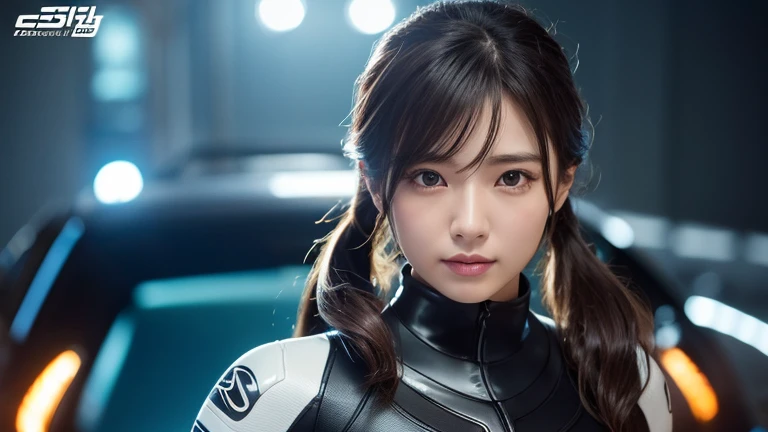 1 female、Korean、Korean、Cyberpunk Suit、Smooth Rubber、Tight suit、Chest Chuck、Intricate details、high quality、(Deluxe:1.4)、Look at me、Ultra-Real 8K、perfectionな顔、perfection、clean、masterpiece、Professional artwork、Famous works、perfectionな顔、Beautiful expression、Beautiful Eyes、Short black hair、High heels、Wet Hair、Very large breasts、Best image quality、Natural background、(Focus on the chest)、No pants, (RAW Photos:1.2)、最high quality、white, Beautiful detailed girl、Tight Water Suit、Latex wetsuit, Laughter、Twin tails、Highly detailed eyes and face、Beautiful and fine details、Large file size、High resolution、High resolution、8k wallpaper details、Highly detailed Ticker Uniform 8K Wallpaper、Light on the face、Cinema Lighting、35-year-old woman、Sexy pose、(Photorealism:1.4)、Awareness-raising、Surrealism、 From below、Super Detail、​masterpiece、motorcycle、Rider Suit、Helmet、bike、motor cycle、Adult Woman、Brown Hair、circuit、Long Hair、