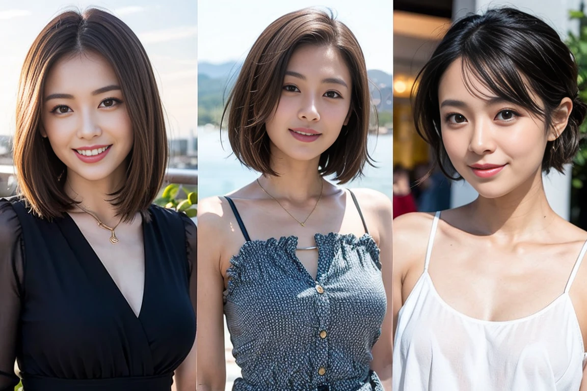 (Realistic:1.1),(masterpiece,Highest quality),8k,(56 years old), 53 years old, ベリーslimボディ、slimカップル、Tight waist,Upper Body,full-course dinner、wine 、Amazing view of the sunset sky and clouds、Perfect Anatomy, Brown Hair, short hair,Random Hairstyles,((Highly detailed face and eyes:1.2)),Perfect golden ratio face,Long sleeve shirt、dress,(smile:1.2)、Shortcuts、cute、(Realistic, Intricate details:1.2), A bright smile、short hair,Bright Face、赤wine 、Appetizers、Italian food、wine bottle、Champagne、スパークリングwine、(slimな顔), (The body is slim), (Brown Hair), (Shortcuts), Upper Body, 白wine, slim, wineグラス,