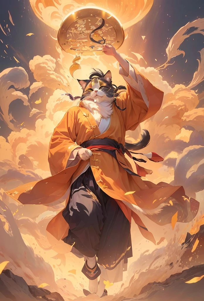 一只Lucky Cat抱着金元宝的特写镜头, , ,Lucky Cat,