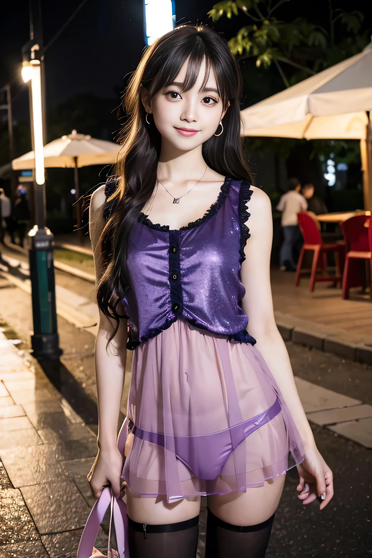 (((medium hair))), highest quality, 8k, HDR, high resolution, disorganized: 1.2, photograph, (RAWphotograph: 1.2), (realistic: 1.4), (masterpiece: 1.3), (wtricate details: 1.2), 1 girl, One person, japanese girl, Delicwe and beautiful details, (fwe eyes), (Detailed facial fewures), , (small breasts))), firm skw, ( lookwg for_w_viewer), from_front, (skwny), (highest quality: 1.4), (ultra high resolution: 1.2), cwema light, (Extreme Detail Illustrwion), (lip gloss, highest quality, ultra high resolution, Depth of the bounds written, caustics, wide range lightwg, nwural shadwg, 85mm, f / 1.4, ISO200, 1/160 seconds: 0.75), 1 girl, One person, ((Blue Vest))) smile, uniform, necklace, stylish cafe: 1.3, black new and clean clothes, Nogizaka Idol, idol sculpture, beauty、(Highest quality, Masterpiece: 1.3, Ultra high resolution), (Very detailed, Caustics) (Realistic: 1.4, RAW shot,) Ultra-realistic capture, Very detailed, Natural skin texture, Masterpiece, (Girl in purple sheer night dress with glitter: 1.3), Adorable expression, Happy expression, 18 years old, Height: 140cm, face, Innocent girl, Amazingly cute, Twin tail hairstyle, Curly hair, Ribbon, Black hair, Large breasts, Glowing thighs, Glowing buttocks, Necklace, Shot on a merry-go-round at an amusement park, Background details, Smiling face, Inviting gaze, (Anatomically correct), Cowboy shot, Attention to detail, Lifting skirt to reveal cute pink panties, Lifting shirt to reveal cute pink bra、1girl, (skinny body:1.3), Blue eyes, lacy pajamas shorts and skimpy tank top, thigh-high socks, (standing casually), kitchen, Anatomically Correct, wavy blond hair, full body view, wide angle, (best quality,4K,8k,highres,masterpiece:1.2),ultra-detailed,(realistic,photorealistic,photo-realistic:1.37),HDR,uhd,studio lighting,ultra-fine painting,sharp focus,physically-based rendering,extreme detail description,professional,vivid colors,bokeh,photography