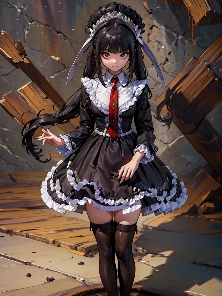 (Night desert background) ,Zoom in on face,　Artistic elements add depth to the work. The overall atmosphere is creepy and nightmarish.,  Celestia Ludenberg, Wearing black tights, 1 girl,Highest quality,((Highest quality)),((Tabletop)),((Perfect Face)),1 girl,smile,beauty,((Holographic)), (Beautiful attention to detail: 1.2), (Highly detailed CG Unity 8K wallpapers, masterpiece, Highest quality, Very detailed, Best Shadow), (Detailed Background) ,Mr.々A pose,sketch (Character design sheet, same characters, whole body, Three-View, front, ~ ~ ~ side, return)
