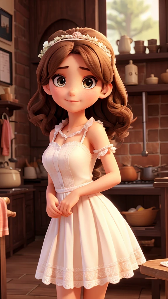 A beautiful woman girl