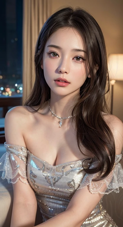 (As it is:1.4),((16K, masterpiece, RAW Photos, Highest quality,Ultra-high resolution, Realistic, Highly detailed CG integrated in 16K)), 8k, diamond, wallpaper, Written boundary depth,Beautiful Face:1.4. Cinematic Light,Beautiful Face,(Detailed face),Slender and pretty woman:1.4,(表情はAs it is:1.4),