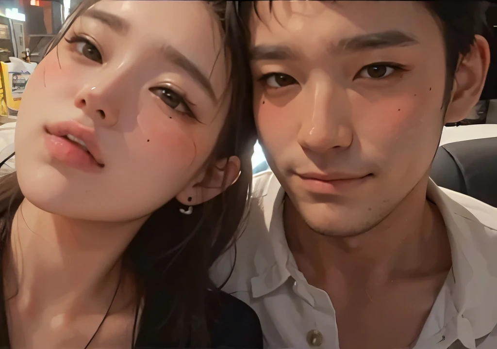 woman and man couple