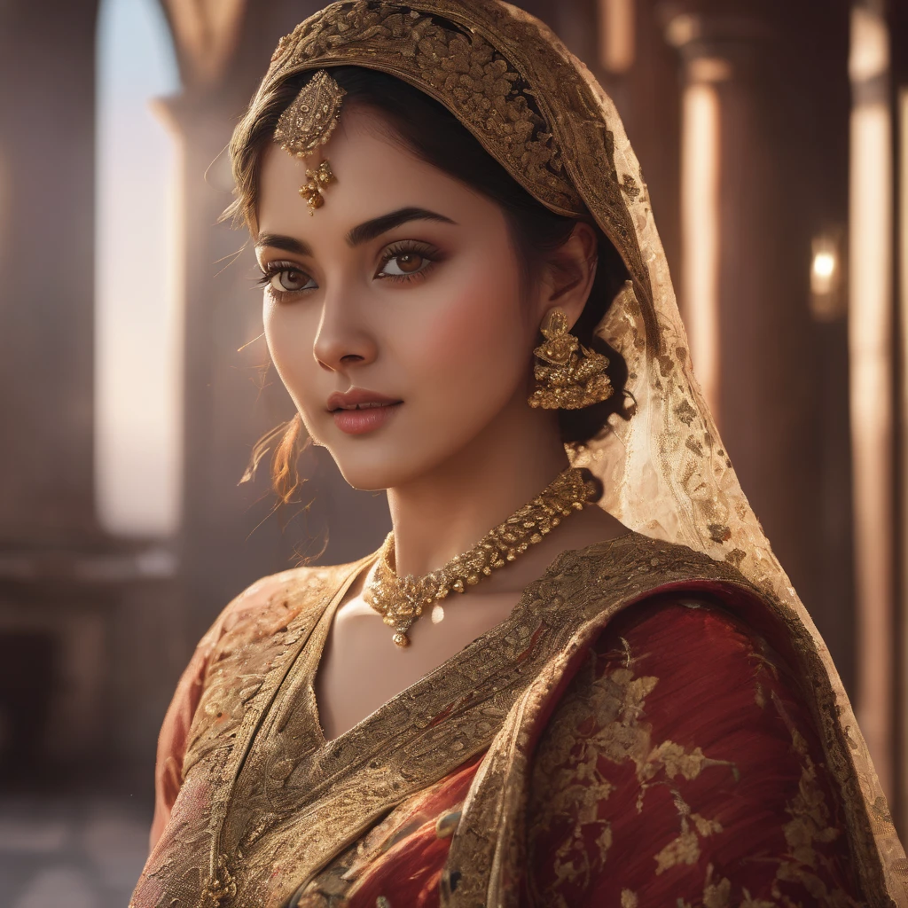 (8k, best quality, masterpiece, ultra-detailed, photorealistic:1.4, raw photo, authentic skin texture:1.3, film grain:1.3, selfie angle), 1girl, beautiful detailed eyes, beautiful detailed face, close-up, upper body, detailed facial features, detailed skin texture, studio lighting, cinematic lighting, warm color tones, soft depth of field