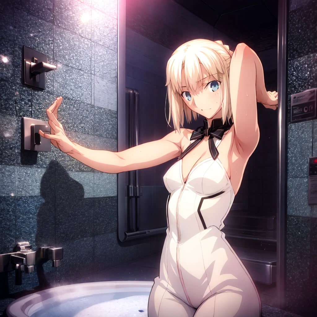 High resolution, 最high resolution,high resolution,{Things to know_f de stay night ufotable:1.15}, Rubio_ Best Quality, masterpiece, フルnude,Sweatだく,Blushing,smile,Armpitアップ,Sweat,Armpitを広げて見せている,bed,Moist,Blonde,whole body,pubic hairあり,Love juice,Armpit,side,sideの下,Armpitの下,sideアップ,Sweatをかいている,sideSweat,Upper Body, 1 person,sideズーム,Armpitズーム,Armpitを見せつける,sideを見せつける,両Arms behind head,nude,Raise your arms, Inner cavity reflection,whole body,Two arms,Alone,sexy,1 personだけ,Looking at me,膣からsemenが垂れている,front,pubic hair,Obscene lines,Ray tracing,Slender body,E Cup,Embarrassing,Armpit強調,side強調,ArmpitSweat,sideSweat,Wet Skin,Open your mouth,Noise Reduction,((Place your hands behind your head)),Emphasis on the crotch,Chest Enhancement,stage,Perfect lighting,体をfront,Look up,looking at the camera,真front,I don't want to go away.,体をfront,両Raise your arms,両Arms behind head,Embarrassing,Hands behind head,Hotel Rooms,bedの上,全naked,naked,膣からsemenが垂れている,bedに横たわる,,フルnude,オイルを塗ったテカテカのsideの下を見せる、オイルを塗った光沢のあるsideの下:1.30、Surreal、sideの下、オイルを塗った光沢のあるsideの下:1.30、光沢のあるsideの下、オイルを塗ったぬるぬのsideの下:1.30、ぬるぬるした光沢のあるsideの下:1.20、明るく詳細なsideの下、sideの下の細かいシワ:1.7、リアルなsideのシワ:1.7、sideの下を照らす光:1.4、side毛穴の細部まで), Armpit見せポーズ,side見せポーズ,Nipples,Nipplesが立っている,No clothes,素っnaked,Armpitアップ,sideアップ,NaughtyなArmpit,Naughtyなside,Sweat,Naughty,Arms behind head,Armpitを広げる,sideを広げる,Embarrassed look,Love juiceが垂れている,NaughtyなPussy,体をfrontへ,pubic hairが生えている,pubic hair,semen,semenまみれ,Naughtyな体,Naughtyな身体,NaughtyなPussy,Naughtyなgenital,genital,NaughtyなPussy,Naughtyなnaked,Naughtyなnaked体,Naughtyな肉体,Naughtyなボディー,恥ずかしそうにArmpitを見せている,恥ずかしそうにsideを見せている,lotion,lotionまみれ,Vaginal fluid,Vaginal fluidが垂れている,Love juice,Love juiceが垂れている,semenでベタベタ,Sticky with semen,Sperm,Spermまみれ,Spermでベタベタ,Pussy,Pussyを見せつける,Pussy,Pussyを見せつける,Embarrassed look,Groinにタトゥー,Groin,View your viewers,genital,女genital,湿ったArmpit,湿ったside,smile,4K,（8k）,Noise Reduction,Place your hands behind your head,Emphasis on the crotch,((Place your hands behind your head)),(Shiny, oily skin), Raise the hand, (Raise your arms above your head:1.5), Put your arms behind your head, sideの下, (sideの下 into viewer's face:1.5), (View your viewers:1.5), Raise the hand,蒸れたArmpit,蒸れたside, sideの下を露出させる,Armpitの下を露出させる,両手を頭に当ててbedに座わる,蒸れたArmpit,蒸れたside,