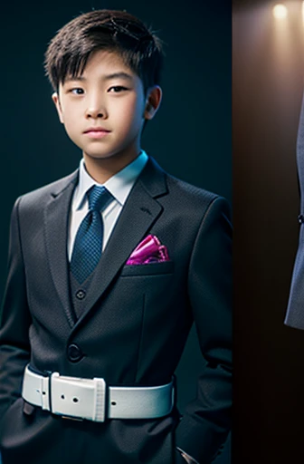 13 year old boy in suit
and belt viable
4k high rez good detail