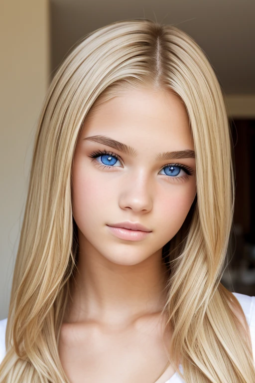 a age model, 18 years old, light eyes, smooth skin, blonde hair