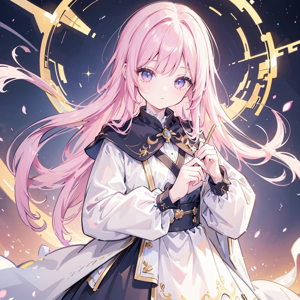 (Ridiculous, High resolution, Super detailed), 1 girl, Constellation - Aries Goddess , alone, Mature, Baroque style, long skirt, Long sleeve, elegant, rich and colorful, most detailed, Upper Body , sunset hair . fire eyes . brave, Willful, Productive, The enterprising humanitarian face .