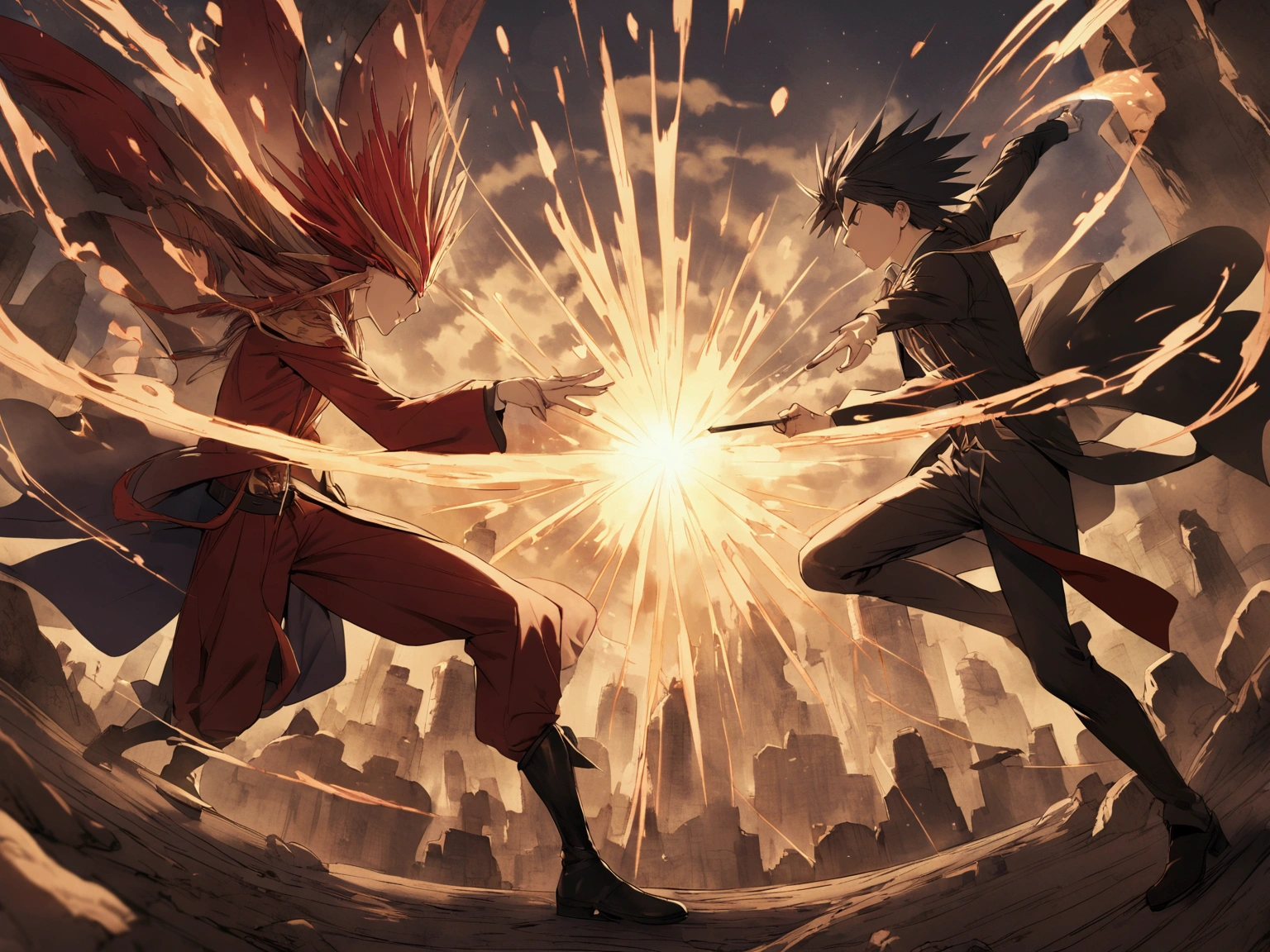 One Man,Yugi Muto,Dueling,Summon the Black Magician