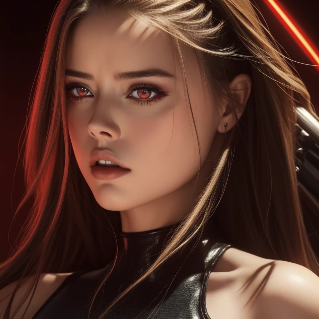 score_9, score_8_up, score_7_up, official art, cinematic light,beautiful young woman 28), red eyes ,adult, AMBER HEARD \(refined dress\), final fantasy, fantasy style, dynamic angle, A heated look, a flushed face, and a quickened breath.